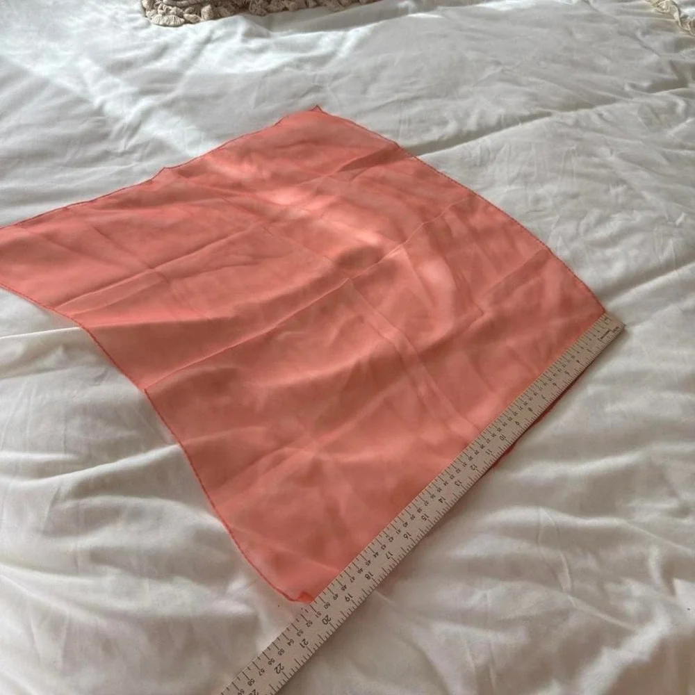 vintage peach‎ scarf